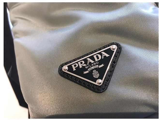Prada Backpack Grey Synthetic - view 4