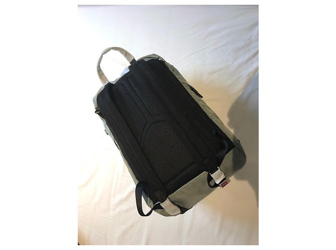 Prada Backpack Grey Synthetic - view 6