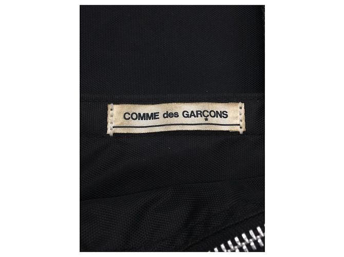 Porte-documents COMME des GARCONS / simili cuir / BLK / uni / sac zip superposé - vue 3