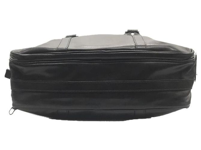 Porte-documents COMME des GARCONS / simili cuir / BLK / uni / sac zip superposé - vue 5