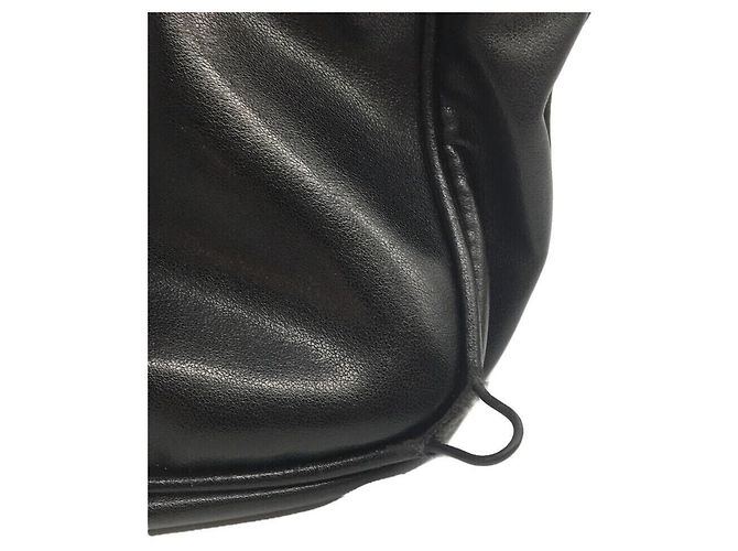 Porte-documents COMME des GARCONS / simili cuir / BLK / uni / sac zip superposé - vue 7