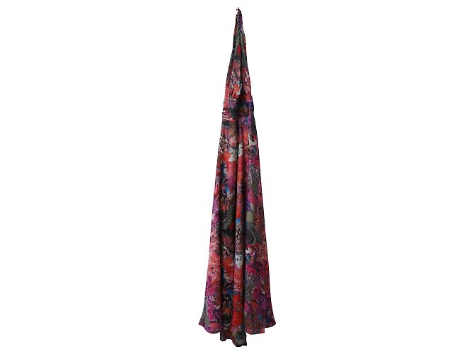 Abito Issa Halter Stampa Floreale in Seta Multicolor - vista 5