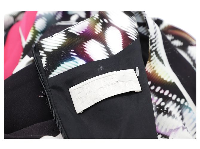 Peter Pilotto Etuikleid mit geometrischem Muster aus mehrfarbigem Polyester - Ansicht 3