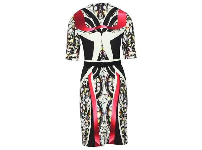 Peter Pilotto Etuikleid mit geometrischem Muster aus mehrfarbigem Polyester - Ansicht 5