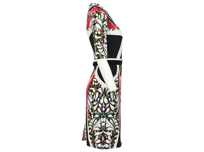 Peter Pilotto Etuikleid mit geometrischem Muster aus mehrfarbigem Polyester - Ansicht 6