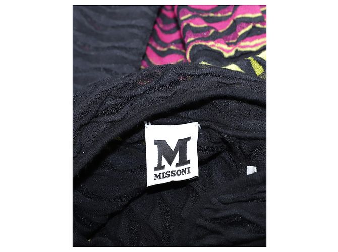 Missoni Perforiertes Strickkleid aus mehrfarbigem Polyester Python drucken - Ansicht 4