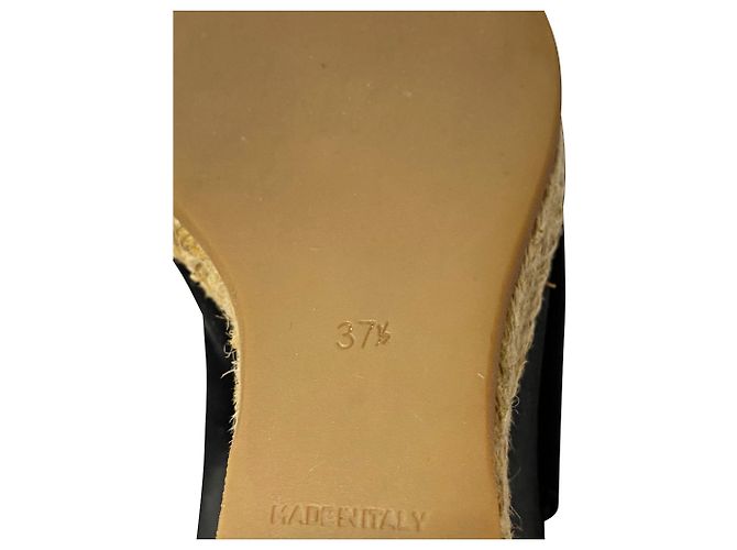 Prada Espadrille-Sandalen aus schwarzer Seide - Ansicht 6