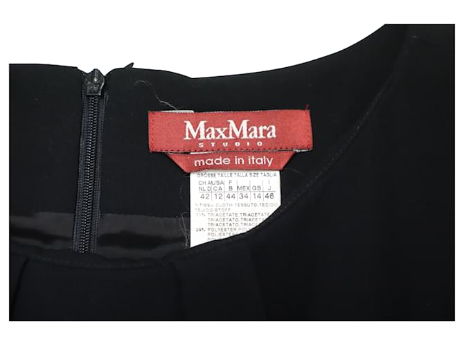 VESTIDO MAX MARA Negro - vista 7