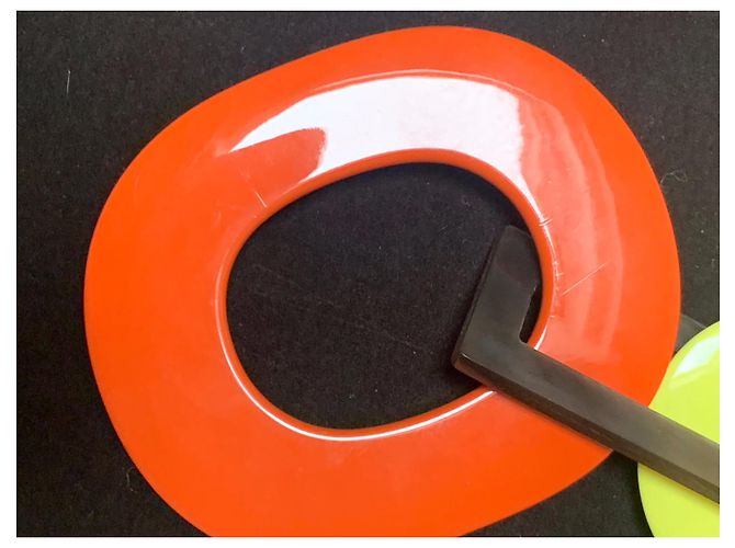 Hermès Collar de hermes Naranja - vista 5