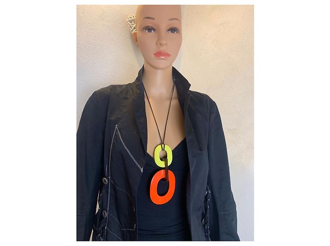 Hermès Collar de hermes Naranja - vista 6