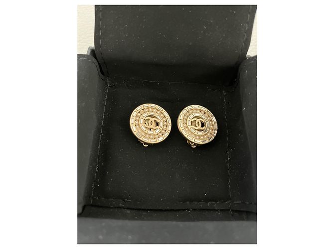 Superbo bracciale collana collana Chanel e orecchini Gold hardware - vista 3