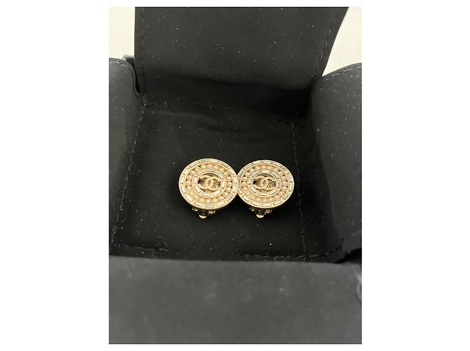 Superbo bracciale collana collana Chanel e orecchini Gold hardware - vista 8