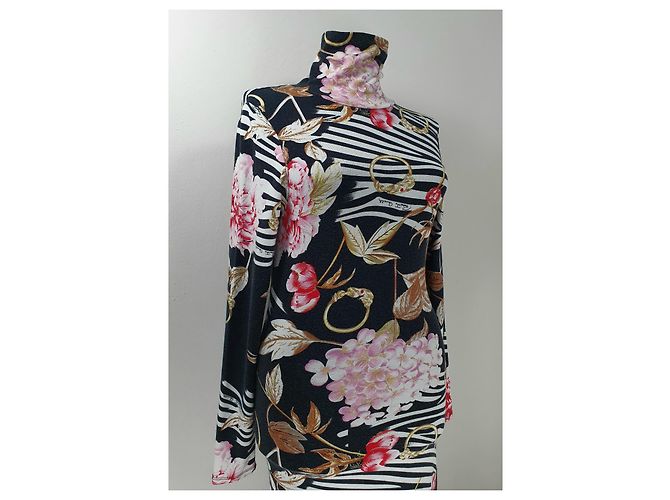 Abito Roberto Cavalli Multicolore Lana Viscosa - vista 2