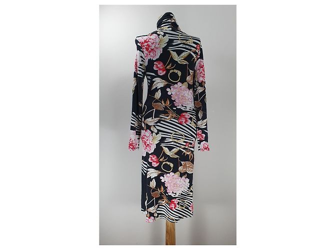 Abito Roberto Cavalli Multicolore Lana Viscosa - vista 3