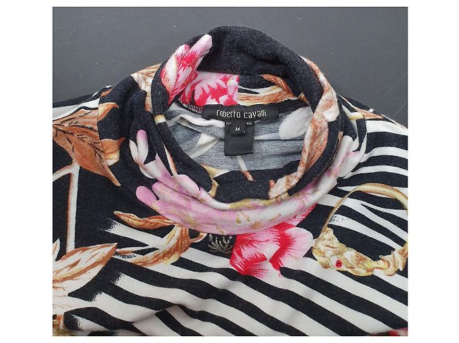 Abito Roberto Cavalli Multicolore Lana Viscosa - vista 5
