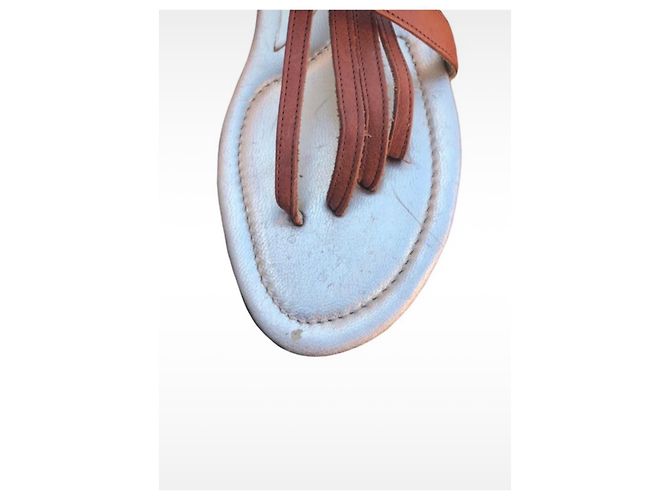 Sandalen, Pollini Spartaner 39 Kamelleder - Ansicht 3