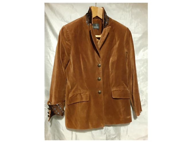 Autre Marque Madeleine Samtjacke Kupfer - Ansicht 4