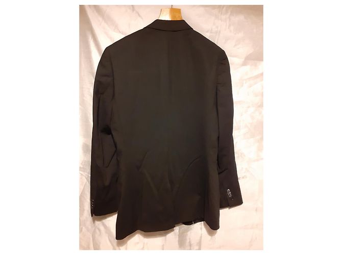 Autre Marque Schwarzer Wollblazer - Ansicht 2