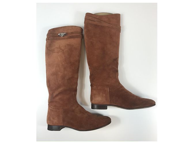 Hermès HERMES: Botas “Médor” T. 36 Naranja - vista 2