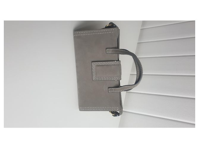 Jacquemus Brillenetui Wildleder grau - Ansicht 5
