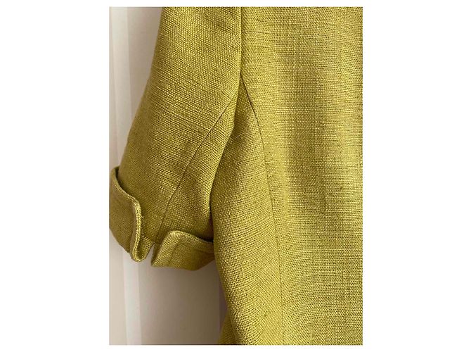 Blazer Akris in seta verde - vista 3