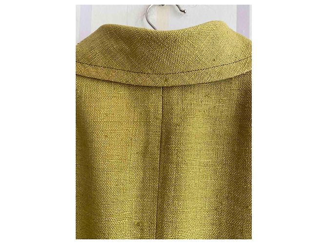 Blazer Akris in seta verde - vista 4