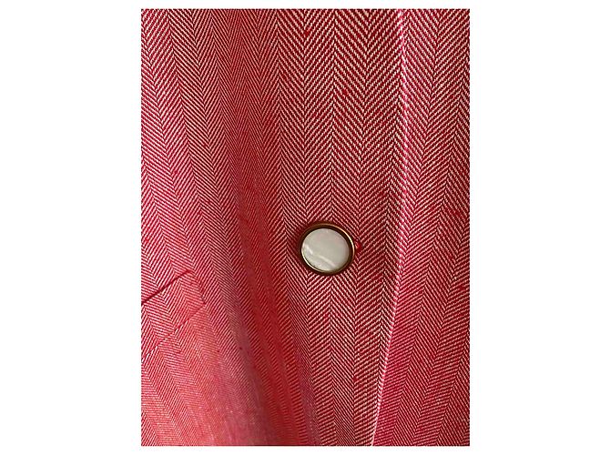 Blazer Christian Dior Rojo de Rayón XL Roja - vista 4