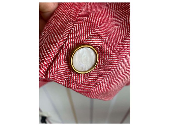 Blazer Christian Dior Rojo de Rayón XL Roja - vista 7