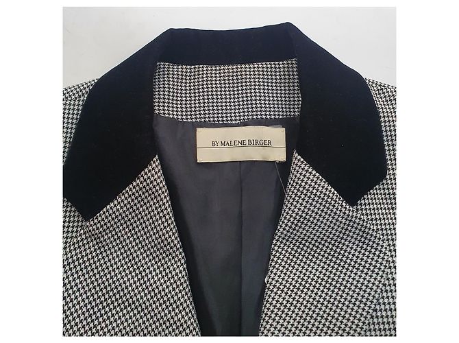 By Malene Birger Blazer Hahnentritt Schwarz Weiß - Ansicht 6