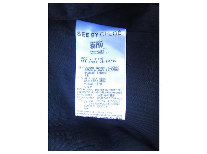 Chaqueta See By Chloé 40 Negro - vista 4