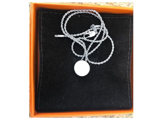 Hermès Ciondolo con chiodo a sella Silver hardware - vista 5