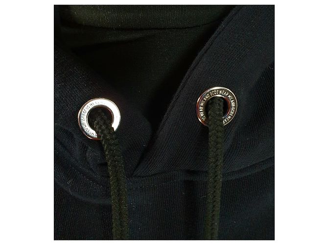 Felpa GCDS Nera in Cotone Nero - vista 6