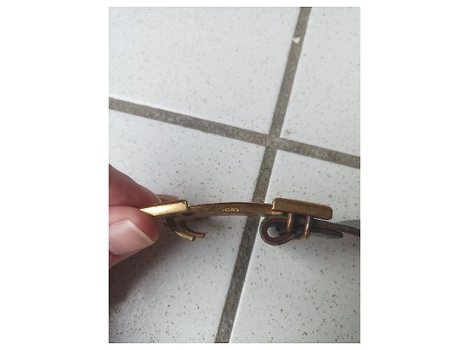 Constance Hermès Vintage Gürtel Leder schwarz 75 cm - Ansicht 2