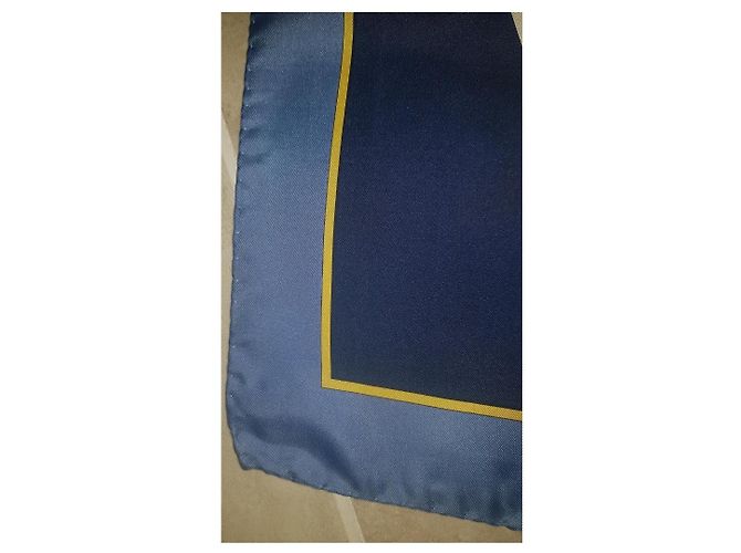 Autre Marque Sciarpa in seta BMW Isetta Rossa Gialla Blu Navy Rosso Giallo - vista 15