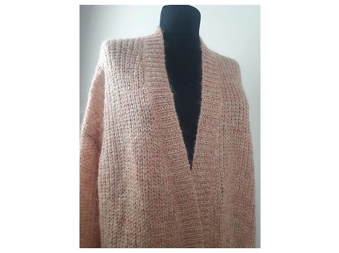 Karen B Y Simonsen Strickjacke Karen By Simonsen Rosa Mohair Wolle M - Ansicht 3