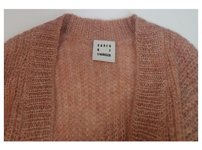 Karen B Y Simonsen Strickjacke Karen By Simonsen Rosa Mohair Wolle M - Ansicht 4