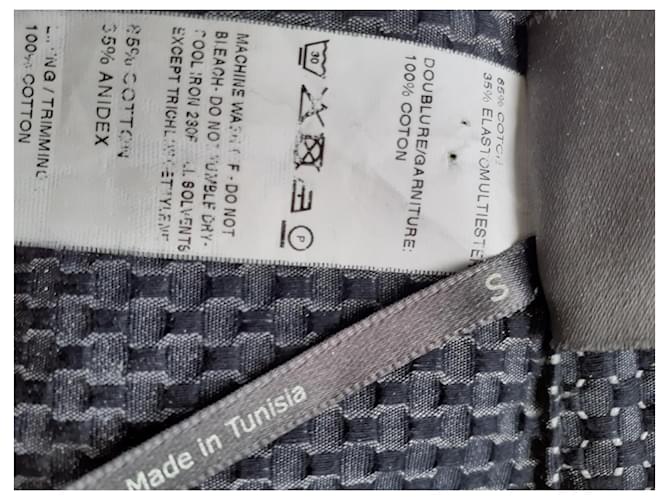Autre Marque Lilith Cotton Elastane Jacket Blue Eggshell - view 4