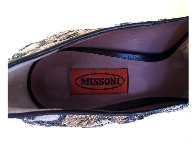 MISSONI Décolleté spuntate classiche multicolor con plateau! Multicolore - vista 6
