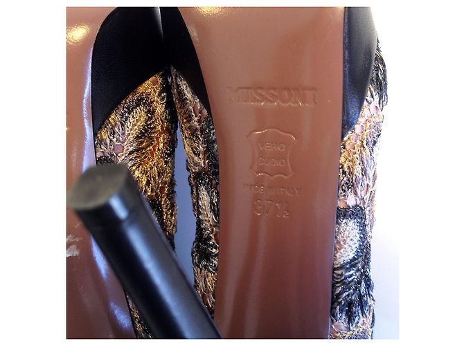 MISSONI Décolleté spuntate classiche multicolor con plateau! Multicolore - vista 9