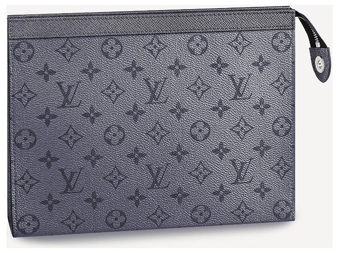 Louis Vuitton LV pochette voyage gris métallisé Argenté - vue 2