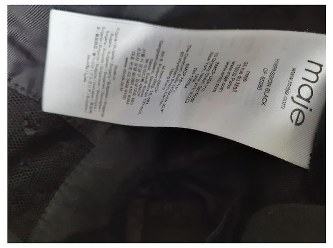 Maje Abendoverall Schwarz mit Spitzendetails - Ansicht 6