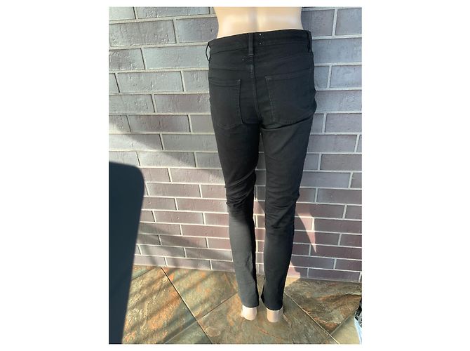 Acne Skin 5 jeans skinny negros - vista 2