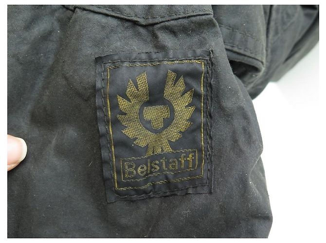 GIACCA MOTO PROFESSIONAL WAX BELSTAFF TRIALMASTER S 46 GIACCA BIKER CERATA - vista 12