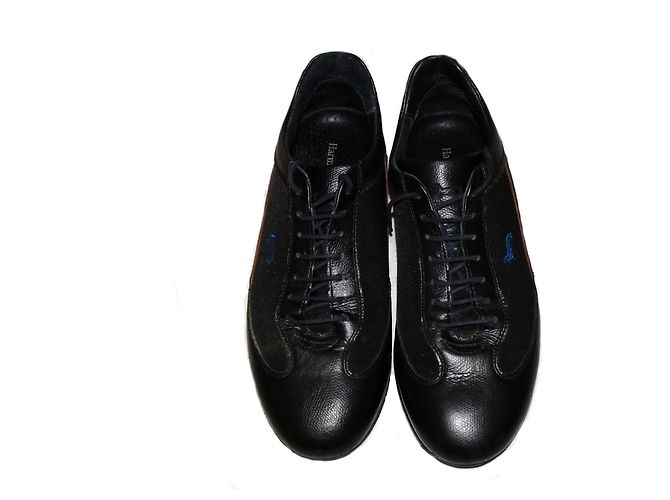 Autre Marque SNEAKERS HARMONT&BLAINE IN PELLE Nero - vista 2