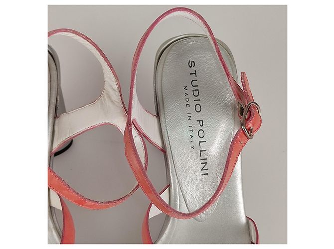 Studio Pollini Sandali in vernice rosa - vista 3