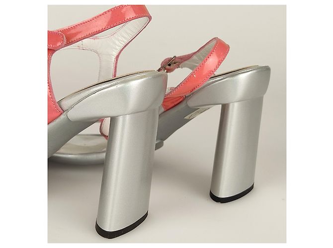 Studio Pollini Sandali in vernice rosa - vista 6