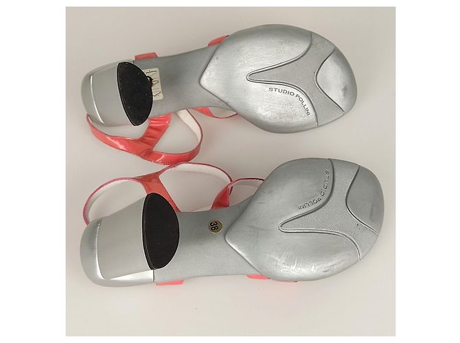 Studio Pollini Sandali in vernice rosa - vista 7