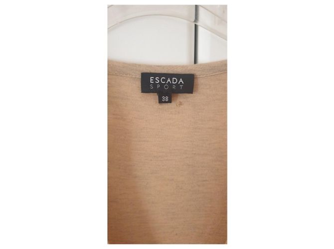 Escada Sommerkleid beige aus Viskose - Ansicht 4