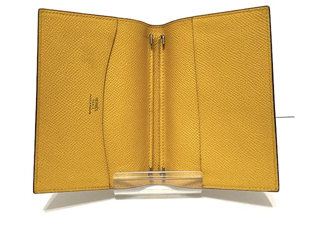 Hermès agenda cover Yellow Leather ref.501731 - Joli Closet