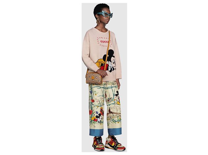 Borsa a tracolla Gucci x Disney GG Supreme - vista 5